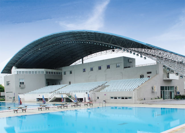 调兵山游泳馆网架